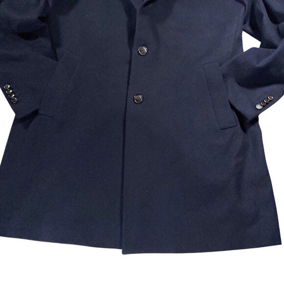 SUITSUPPLY Coat Mens 44 Navy Pure Wool Classic Corporate Event Academia VICENZA - Picture 15 of 16